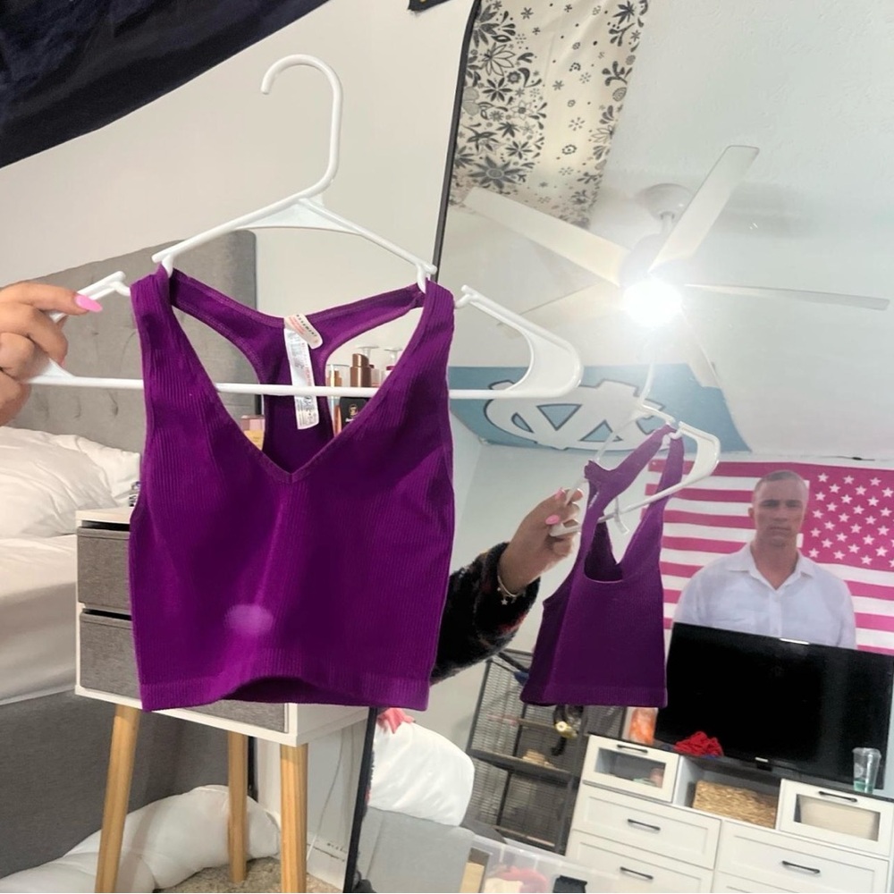 FP Movement by Free People Deep Purple Bra Top